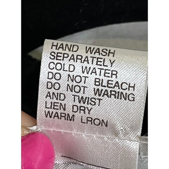 Suchada Burnout Floral Top M Black Preppy Western Boho Whimsigoth Classic 80s - Picture 9 of 11